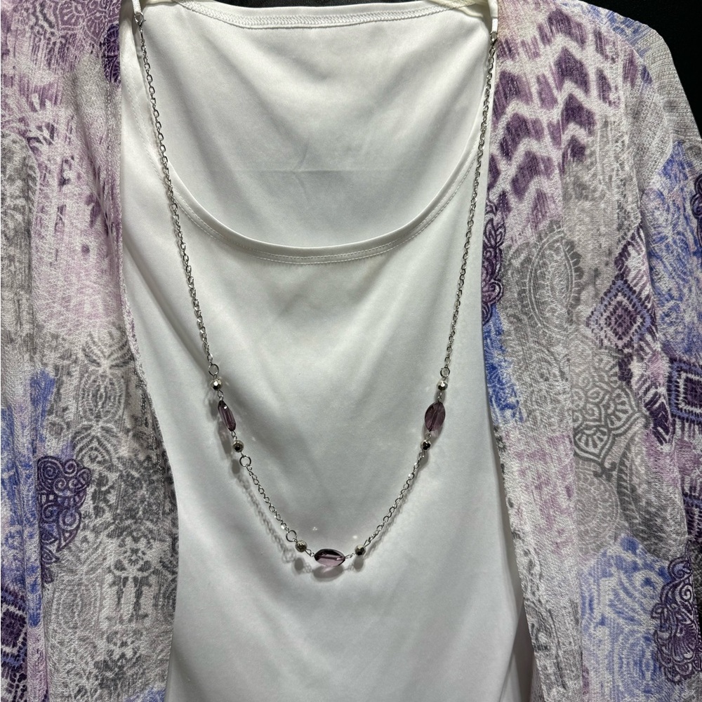 Alfred Dunner Jacket with top and Necklace